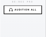 The Audition All button in its locked, active state